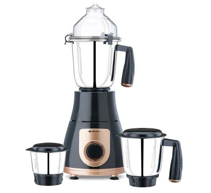Bajaj GX 3701 750 Watts Mixer Grinder with 3 Jars(410528 GX3701)